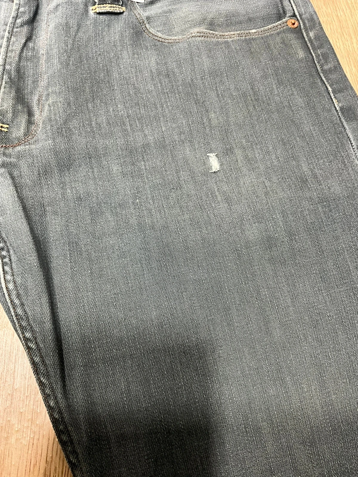 Jean Levi's 504 Coupe Regular Straight W34 L30 Vintage Coton GrisLvh 022 – photo 4